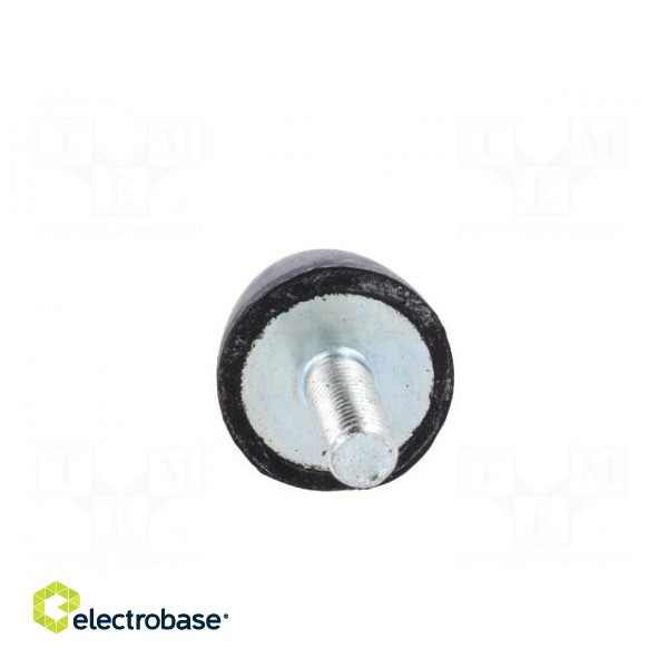 Vibration damper | M6 | Ø: 20mm | rubber | L: 24mm | Thread len: 18mm image 5