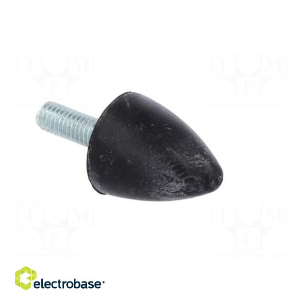 Vibration damper | M6 | Ø: 20mm | rubber | L: 24mm | Thread len: 18mm image 8