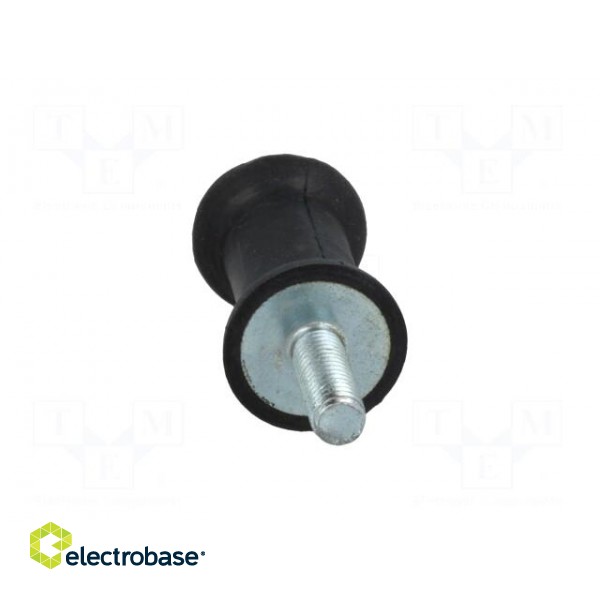 Vibration damper | M6 | Ø: 20mm | rubber | L: 30mm | Thread len: 18mm image 5