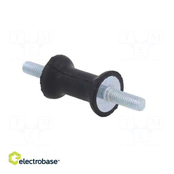 Vibration damper | M6 | Ø: 20mm | rubber | L: 30mm | Thread len: 18mm фото 4
