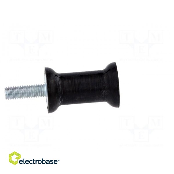 Vibration damper | M6 | Ø: 20mm | rubber | L: 30mm | Thread len: 18mm image 7