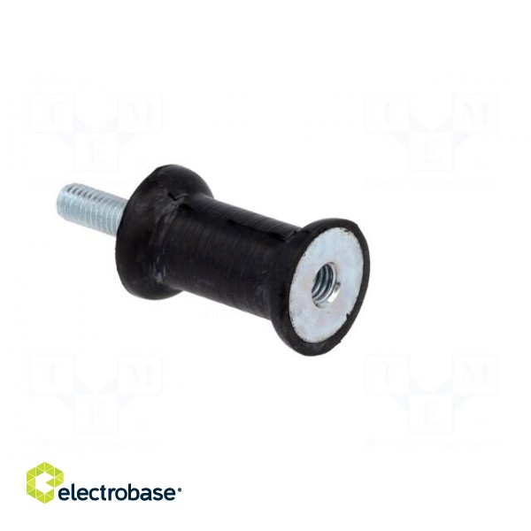 Vibration damper | M6 | Ø: 20mm | rubber | L: 30mm | Thread len: 18mm image 8