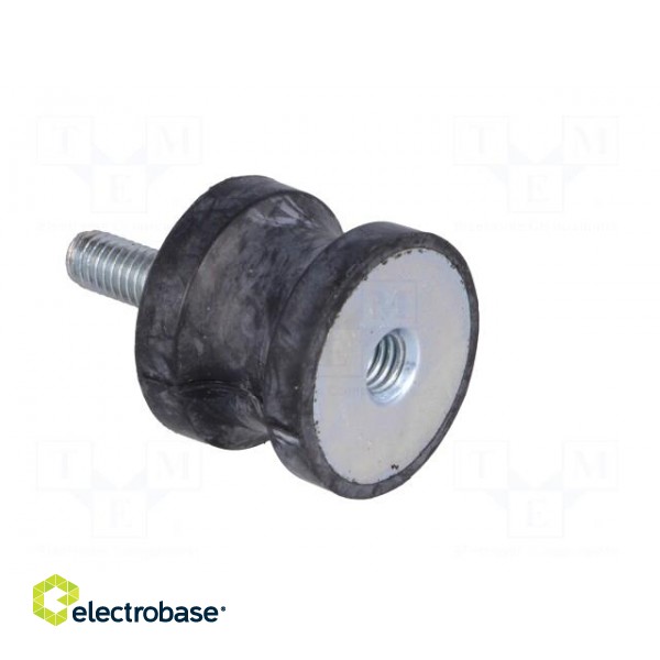 Vibration damper | M6 | Ø: 25mm | rubber | L: 20mm | Thread len: 18mm image 8