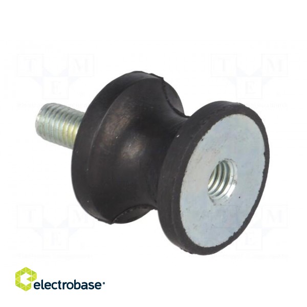 Vibration damper | M8 | Ø: 30mm | rubber | L: 25mm | Thread len: 23mm image 8