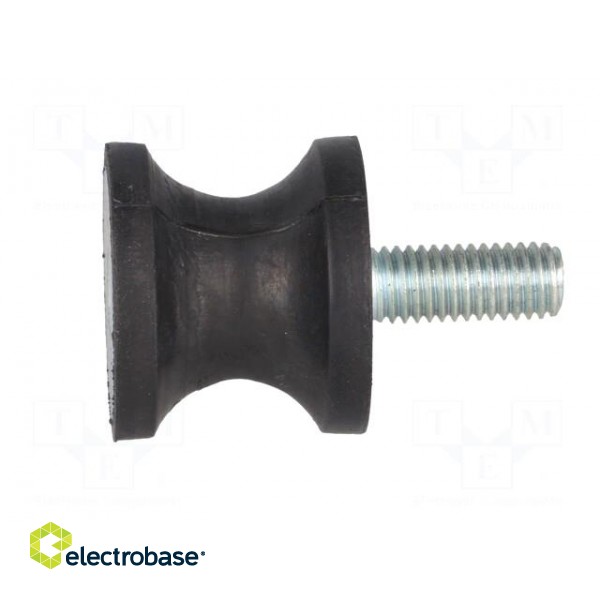 Vibration damper | M8 | Ø: 30mm | rubber | L: 25mm | Thread len: 23mm image 3