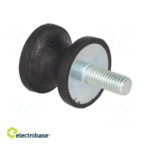 Vibration damper | M8 | Ø: 30mm | rubber | L: 25mm | Thread len: 23mm image 4