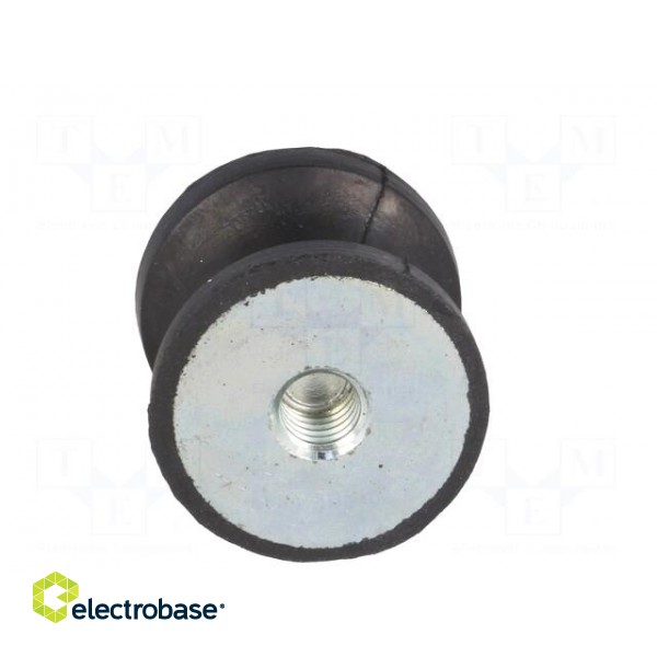 Vibration damper | M8 | Ø: 30mm | rubber | L: 25mm | Thread len: 23mm image 9