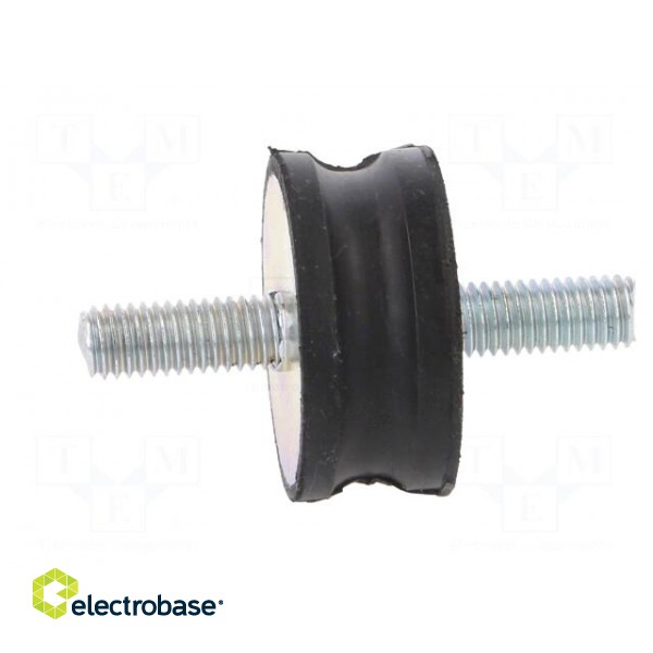 Vibration damper | M8 | Ø: 35mm | rubber | L: 15mm | Thread len: 20mm paveikslėlis 3