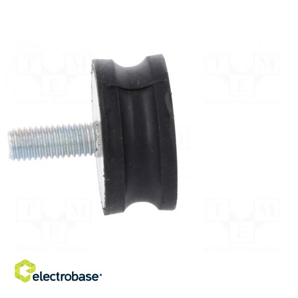 Vibration damper | M8 | Ø: 35mm | rubber | L: 15mm | Thread len: 23mm фото 7