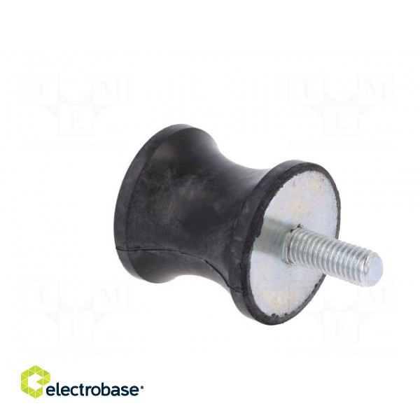 Vibration damper | M8 | Ø: 35mm | rubber | L: 34mm | Thread len: 23mm image 4