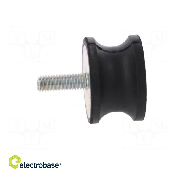 Vibration damper | M8 | Ø: 40mm | rubber | L: 25mm | Thread len: 23mm фото 7