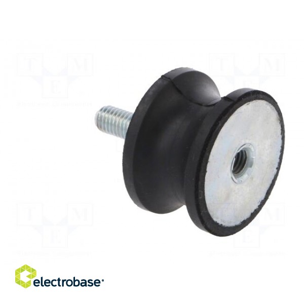 Vibration damper | M8 | Ø: 40mm | rubber | L: 25mm | Thread len: 23mm image 8