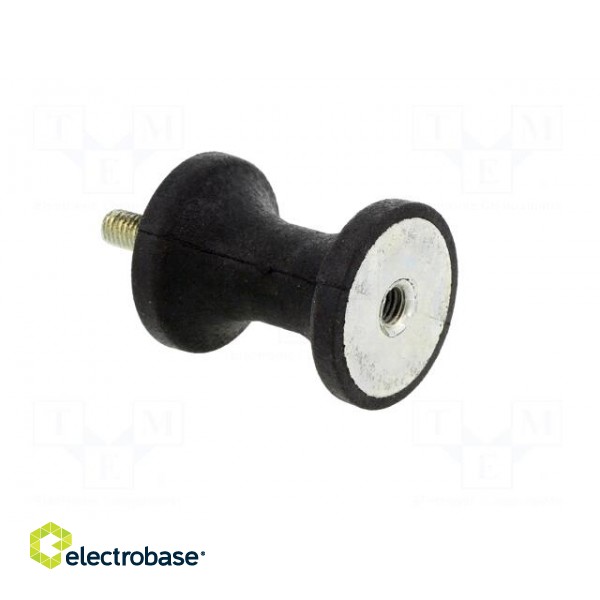 Vibration damper | M8 | Ø: 40mm | rubber | L: 48mm | Thread len: 23mm фото 8