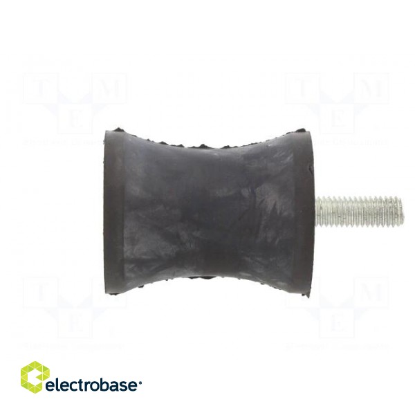 Vibration damper | M8 | Ø: 40mm | rubber | L: 50mm | Thread len: 23mm paveikslėlis 3