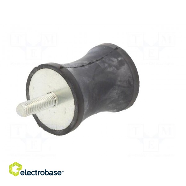 Vibration damper | M8 | Ø: 40mm | rubber | L: 50mm | Thread len: 23mm image 6