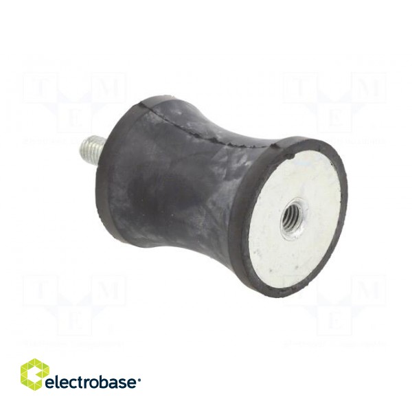 Vibration damper | M8 | Ø: 40mm | rubber | L: 50mm | Thread len: 23mm paveikslėlis 8