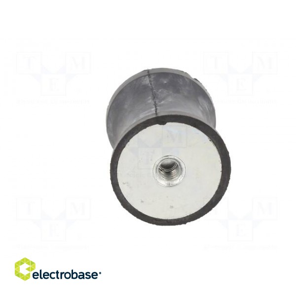 Vibration damper | M8 | Ø: 40mm | rubber | L: 50mm | Thread len: 23mm image 9
