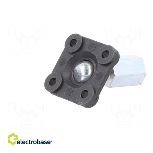 Bearing: flange | with lever | lubricant-free | -30÷80°C | igubal® image 2