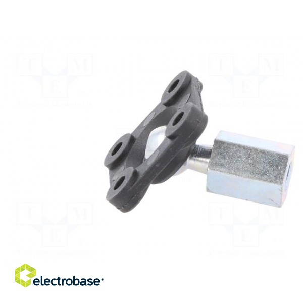 Bearing: flange | with lever | lubricant-free | -30÷80°C | igubal® image 3