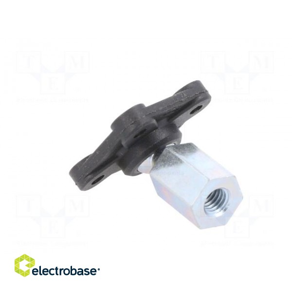 Bearing: flange | with lever | lubricant-free | -30÷80°C | igubal® image 4
