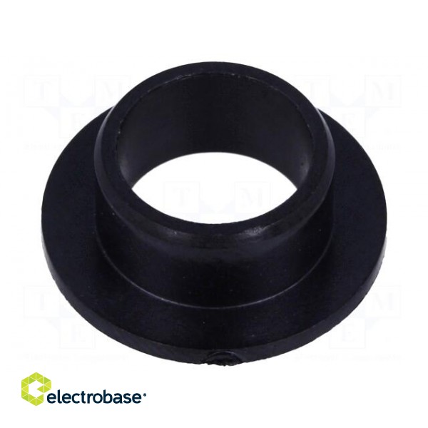 Bearing: sleeve bearing | with flange | Øout: 10mm | Øint: 8mm | black image 1