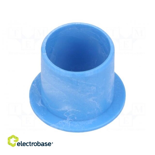 Bearing: sleeve bearing | with flange | Øout: 17mm | Øint: 15mm | blue фото 1