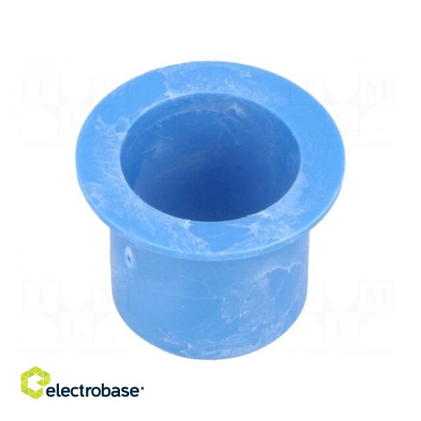 Bearing: sleeve bearing | with flange | Øout: 17mm | Øint: 15mm | blue image 2