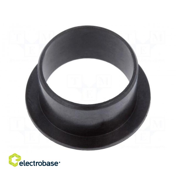 Bearing: sleeve bearing | with flange | Øout: 20mm | Øint: 18mm | black image 1
