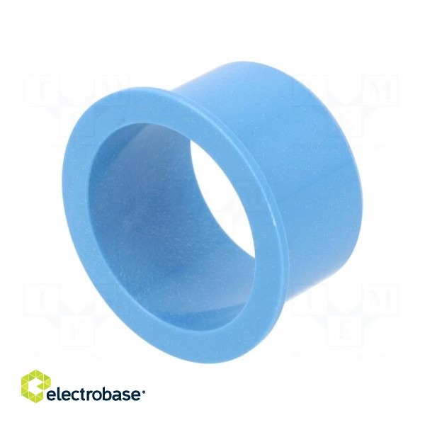 Bearing: sleeve bearing | with flange | Øout: 39mm | Øint: 35mm | blue