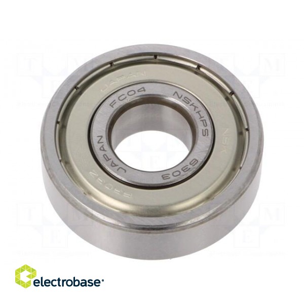 Bearing: ball | Øint: 17mm | Øout: 47mm | W: 14mm | bearing steel