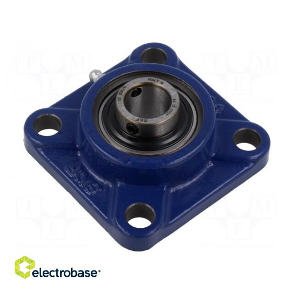 Bearing: bearing unit | adjustable grip,with square flange | 20mm
