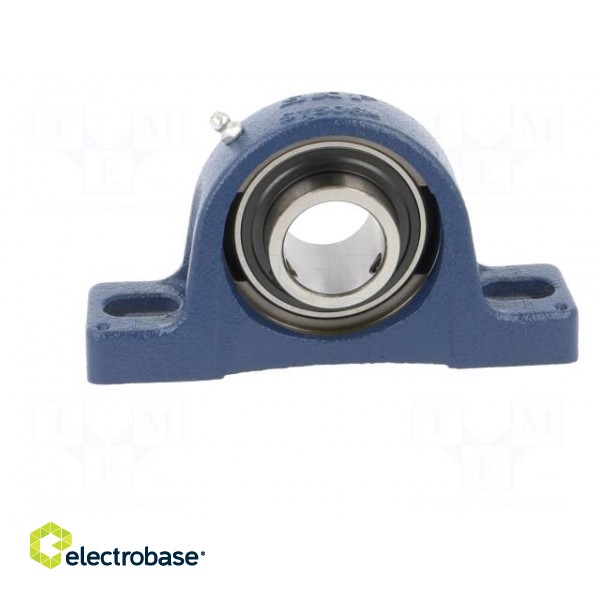 Bearing: bearing unit Y | with plummer block | 30mm | bearing steel image 3