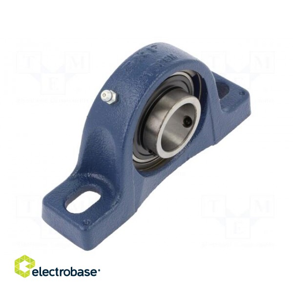 Bearing: bearing unit Y | with plummer block | 30mm | bearing steel фото 1