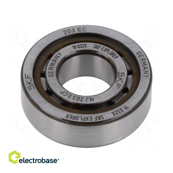 Bearing: cylindrical roller, single row | Øint: 17mm | Øout: 40mm