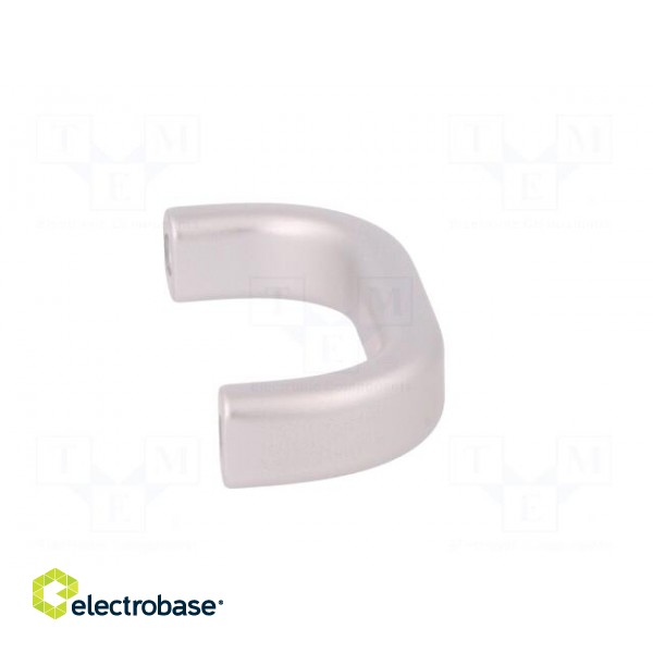 Handle | Mat: aluminium | grey | H: 29mm | L: 63mm | W: 12mm image 7