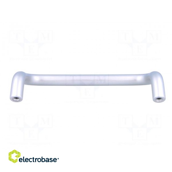 Handle | Mat: aluminium | grey | H: 40mm | L: 120mm | W: 11mm image 5