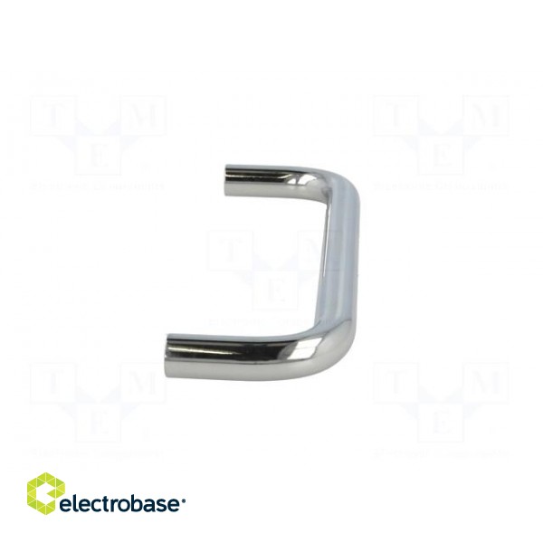 Handle | chromium plated steel | chromium plated | H: 43mm | W: 14mm фото 7