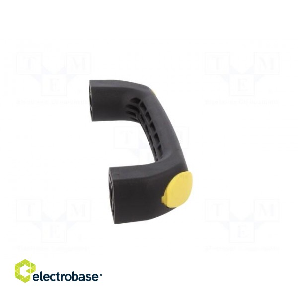 Handle | Mat: polyamide | black | H: 40mm | L: 145mm | yellow | W: 22.5mm image 7