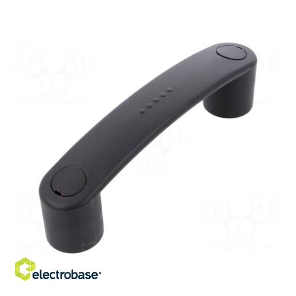 Handle | Mat: technopolymer (PA) | black | H: 35mm | L: 116mm | black фото 1