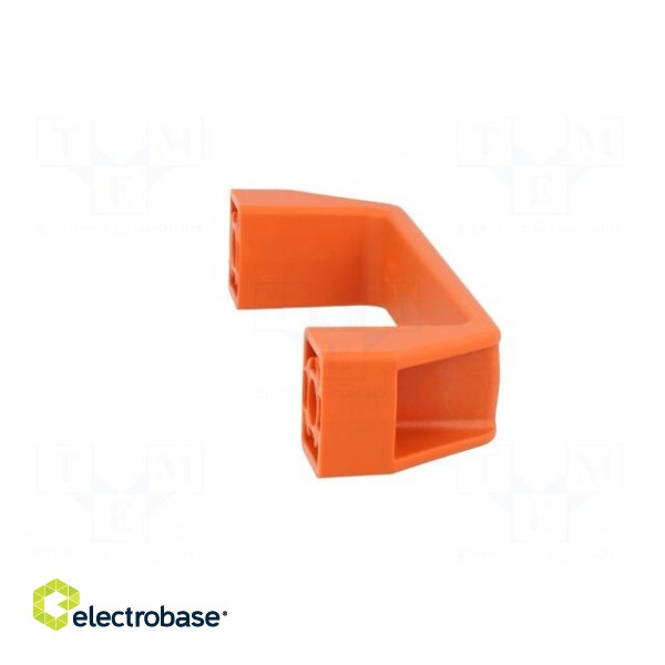 Handle | Mat: technopolymer (PA) | orange | H: 41mm | L: 137mm | W: 26mm фото 3