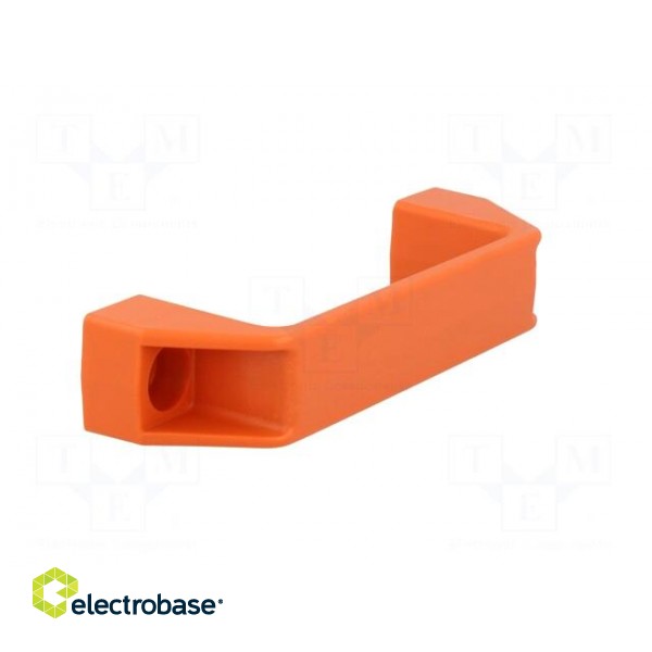 Handle | Mat: technopolymer (PA) | orange | H: 41mm | L: 137mm | W: 26mm фото 4