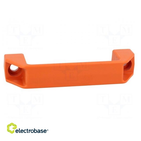 Handle | Mat: technopolymer (PA) | orange | H: 41mm | L: 137mm | W: 26mm фото 5