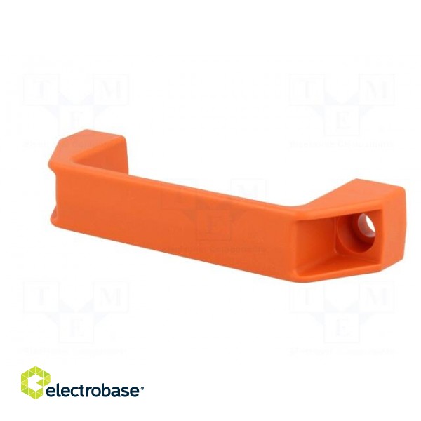 Handle | Mat: technopolymer (PA) | orange | H: 41mm | L: 137mm | W: 26mm фото 6