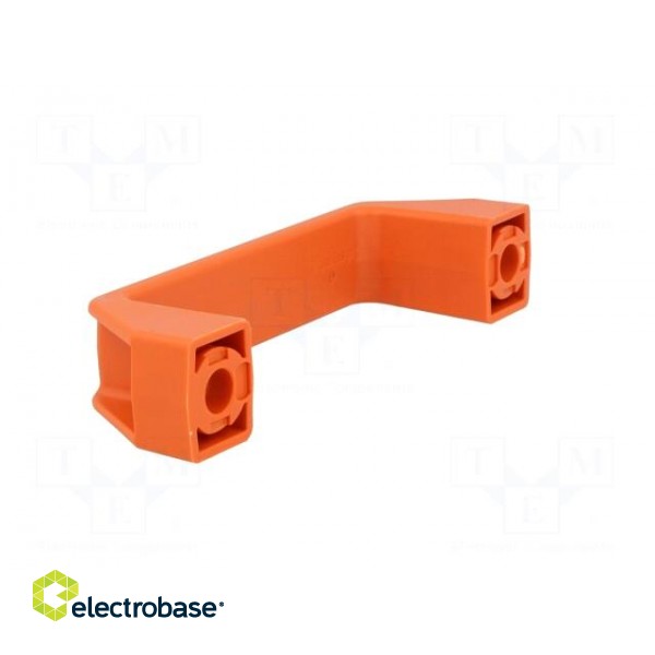 Handle | Mat: technopolymer (PA) | orange | H: 41mm | L: 137mm | W: 26mm фото 8