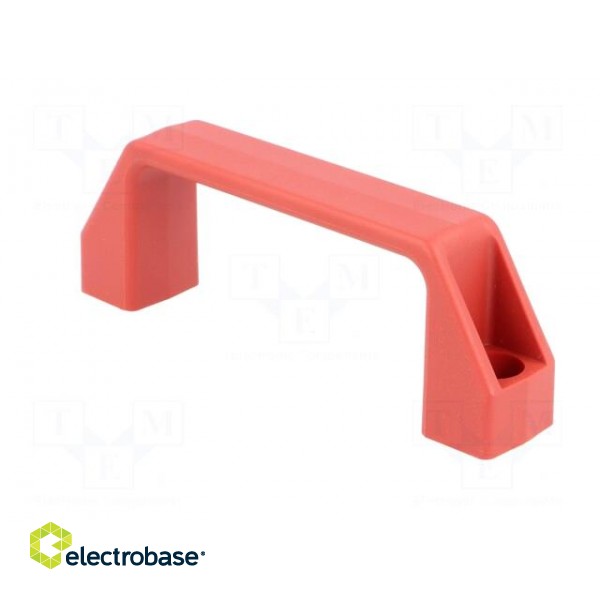 Handle | Mat: technopolymer (PA) | red | H: 38mm | L: 109mm | W: 21mm image 4