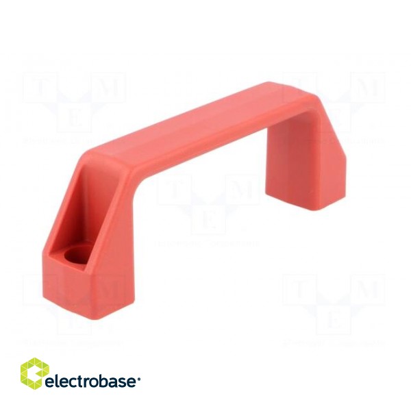 Handle | Mat: technopolymer (PA) | red | H: 38mm | L: 109mm | W: 21mm image 6
