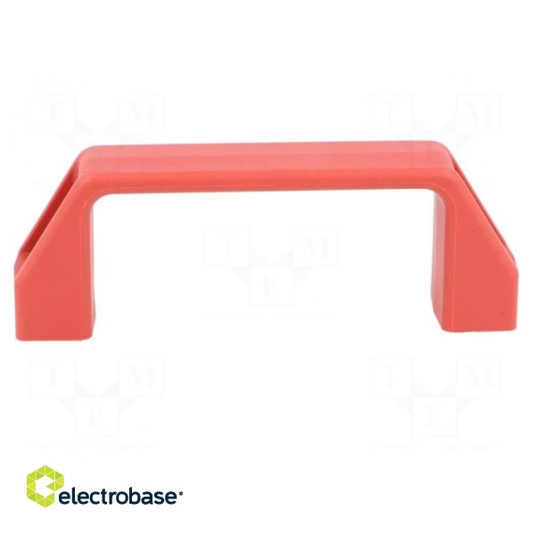 Handle | Mat: technopolymer (PA) | red | H: 38mm | L: 109mm | W: 21mm image 7