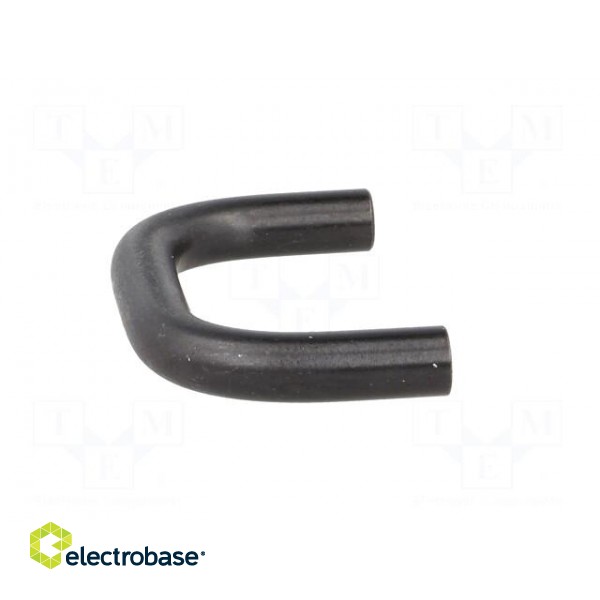 Handle | Mat: oxidized steel | black | H: 35mm | Mounting: M4 screw image 3