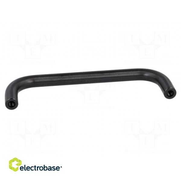 Handle | Mat: oxidized steel | black | H: 35mm | Mounting: M4 screw image 9