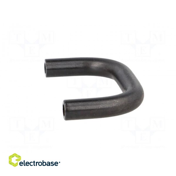 Handle | Mat: oxidized steel | black | H: 35mm | Mounting: M4 screw image 7